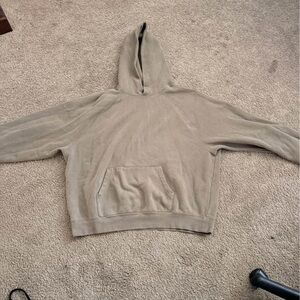 Essentials Men's Beige Hoodie Sweater